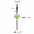 Uxcell Pcb Drill Bits 2 5mm Tungsten Carbide Rotary Tool Jewelry Cnc Engraving Print Circuit Board Micro 1 8 Shank 10 Pcs