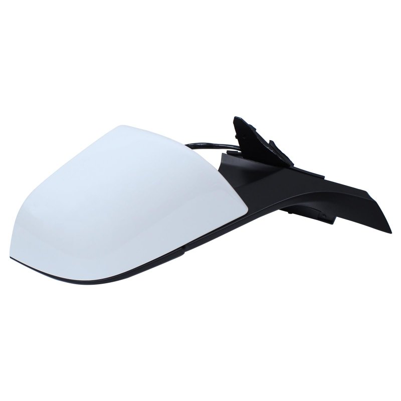 Right Passenger Side Door Mirror Assembly White For Tesla Model 3 2017-2023 Power Folding Heated Glass Rear View