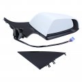 Right Passenger Side Door Mirror Assembly White For Tesla Model 3 2017-2023 Power Folding Heated Glass Rear View 