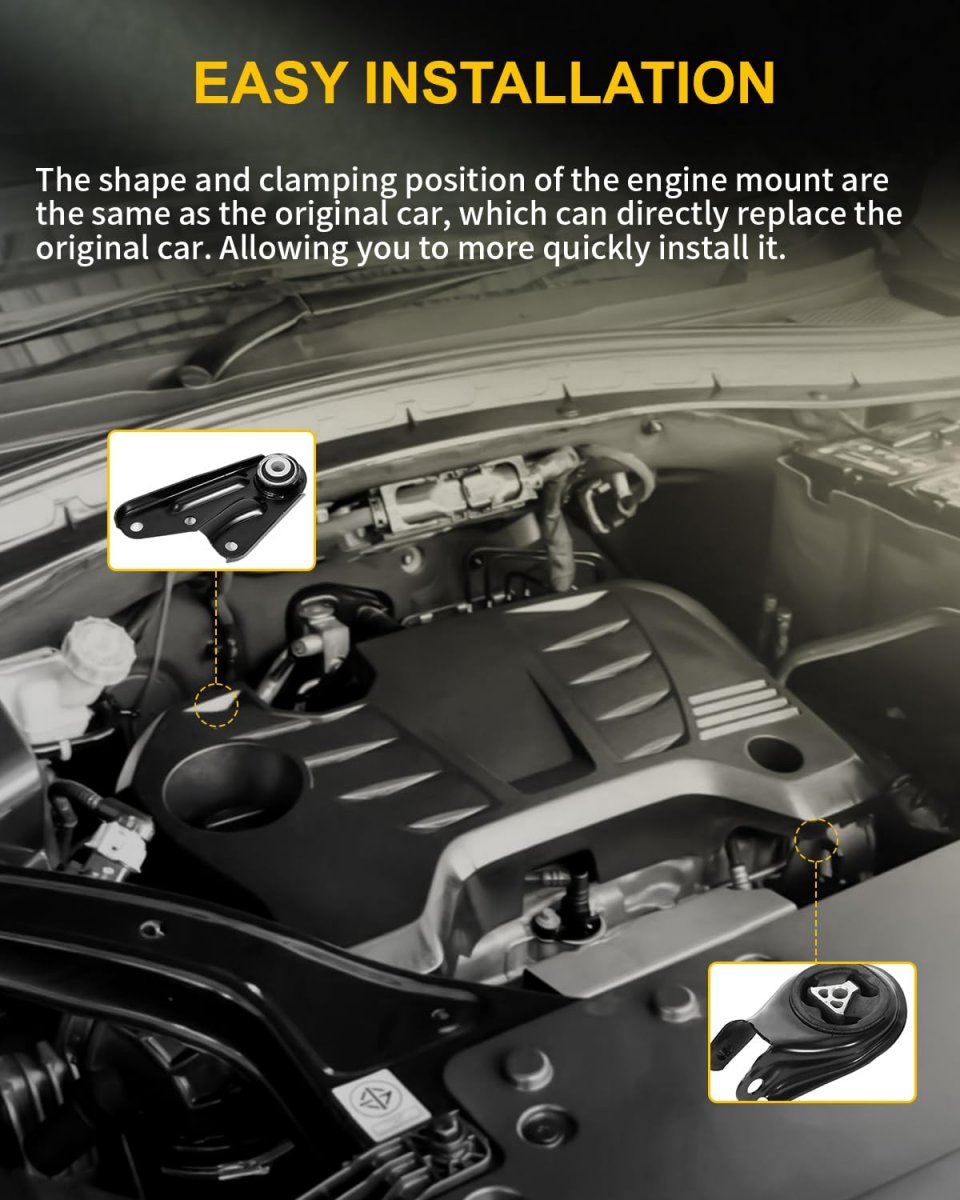 Engine Motor And Trans Mount For 2004009 0l Mazda 3 2 3l W O Turbo 2006-2010 5 2 A4405 A4404 A5312 A4418 4pcs
