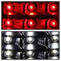 Acanii For 1999-2006 Gmc Sierra 1500 2500 3500 1999-2002 Chevy Silverado Black Full Led Tail Lights Lamps Left Right