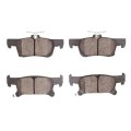 Front Brake Pads For Buick Envision 2017 2018 4000 Hybridynamic Series Mechanical Wear Sensor 1 91 Inner Height 4 85 In Width 