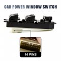 Uxcell Master Driver Side Power Window Switch 8482033060 Replacement For Toyota Land Cruiser 1990-1992 Corolla1995-2007 Camry