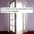 Uxcell Flush Bolt 6 Inch Stainless Steel Door Concealed Slide Lock Latch For Wood Composite Doors Double Black 4pcs