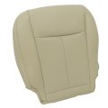 Beige Driver Bottom Seat Cover For Nissan Altima Sedan 2013 2018 Perforated Microfiber Leather Direct Replacement Front Left 
