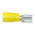 Wire Terminals 12-10 Ga Gauge Yellow 1 4 In Width Female Slide Terminal Alx-pau-si-hp2070-cla1 Pack Of 12 