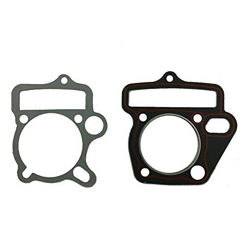 Cylinder Head Gasket Set For 125cc Atv Dirt Bike Oblong Hole 55mm Bore Fits Chinese Horizontal 4 Stroke Engines Includes