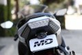 Motodynamic Rear Panel Sequential Led Turn Signal Lights Smoke Lens For 2011-2015 Kawasaki Ninja Zx-10r