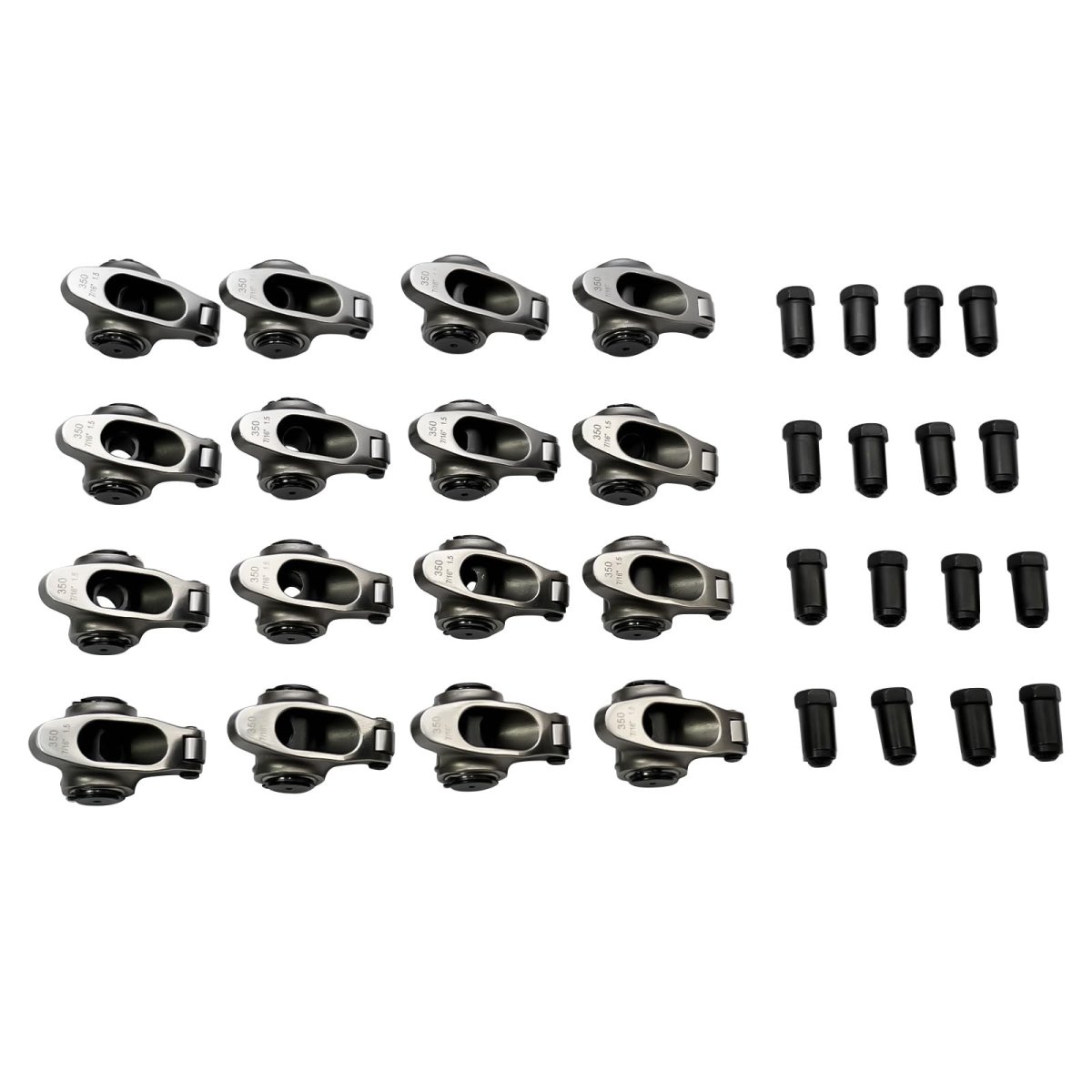 Stainless Steel Roller Rocker Arm Set Replacement For Chevy Small Block Sbc 350 7 16 1 5 Ratio
