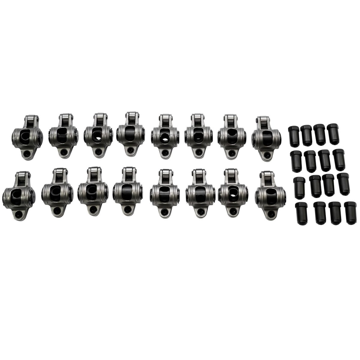 Stainless Steel Roller Rocker Arm Set Replacement For Chevy Small Block Sbc 350 7 16 1 5 Ratio