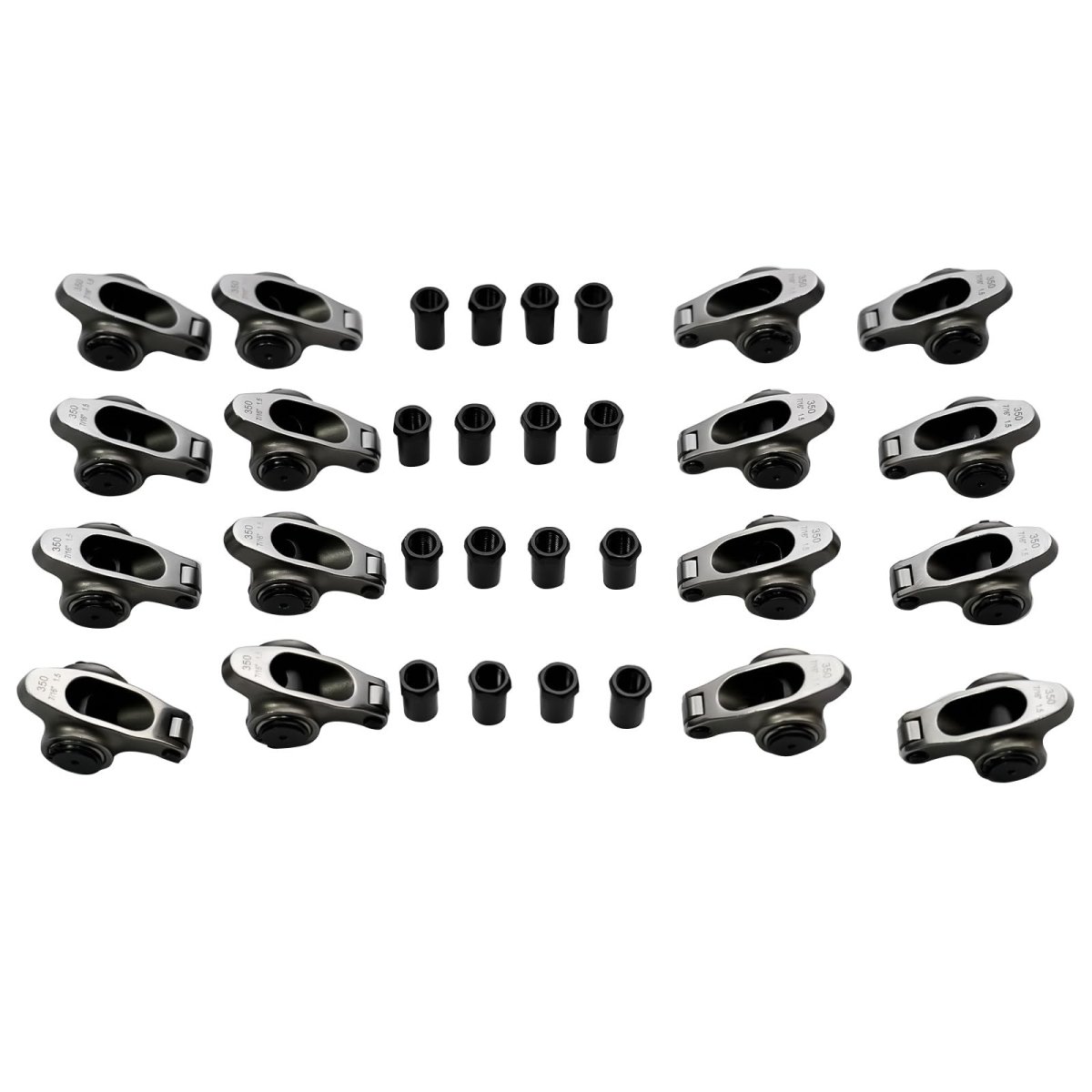 Stainless Steel Roller Rocker Arm Set Replacement For Chevy Small Block Sbc 350 7 16 1 5 Ratio