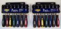 14pc Nut Driver Set Sae And Metric Hollow Hex Shafts Free Cases Cr-v Gear Head 
