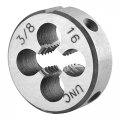 3 8 In 16 Unc Round Threading Die Right Hand Alloy Tool Steel For Cutting Or Repairing External Threads Accuracy Class 2a 