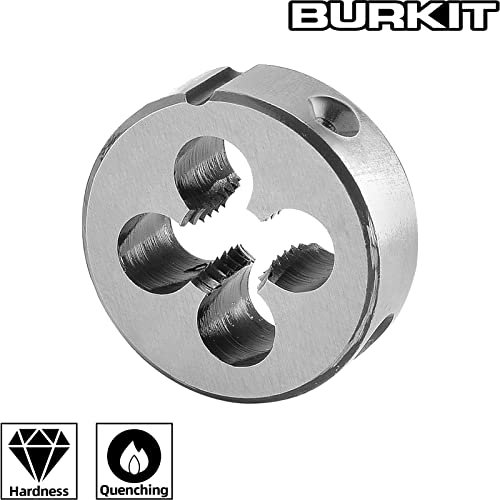 3 8 In 16 Unc Round Threading Die Right Hand Alloy Tool Steel For Cutting Or Repairing External Threads Accuracy Class 2a