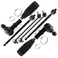 8pc Set Front Suspension Kit Fit 2016-2017 For Chrysler 200 Inner Tie Rod End Outer Sway Bar Link Steering Rack Boot