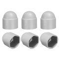 6pcs Hex Nut Cover M20x30x40mm Plastic Dome Protection Cap Screws Bolt Covers For Indoor Outdoor Furniture Automotive Bolts 