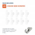 Adjustable Hooks For Gallery Picture Hanging System Fits Nylon Cords Or Steel Cables 10 Pack