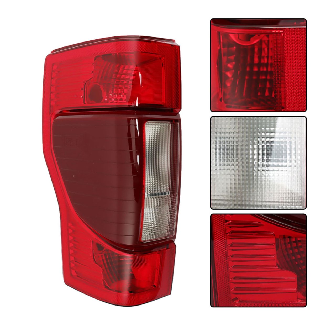 Left Tail Light Replacement For F250 F350 2020 2021 2022 Driver Side Brake Lamp Assembly Fo2800279 Red And Clear Lens Blind