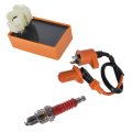 Ignition Coil Spark Plug Cdi Box Replacement For Gy6 50cc 125cc 150cc 