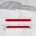 Partsam 17 Inch 40 Led Red Trailer Light Bar Waterproof Sealed Utility Truck Rv Pickup Stop Tail Third 3rd Brake Marker