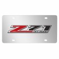 Ipick Image Made For Chevrolet Z71 Off Road 3d Logo Mirror Chrome Stainless Steel License Plate