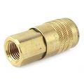 Interstate Pneumatics Co0b 1 4 Inch Aro Series Brass Coupler Female Npt 