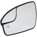 Driver Side Heat Towing Mirror Glass Fit 2013-2021 For Ford Fusion Rear View