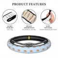 Dujiea Cartoon Sleep Corgi Cute Blue Elastic Stretch Steering Wheel Cover Anti-slip And Durable Accessories For Women Men 15