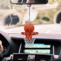 Basketball Dunk Player Car Hanging Ornament Decor For Baseball Lover Gift 2d Decorative 2-sided Accessories Rear View Mirror 
