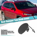 X Autohaux Rear Bumper Tow Hook Cover For Jeep Cherokee 2014-2018 Eye Cap 68203273ae