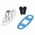 Ptnhz An10 Male Turbo Oil Feed Inlet Flange Adapter Kit W Gasket For T3 T4 T04 Gt30-gt55 