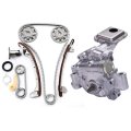 High Volume Oil Pump Timing Chain Kit For 20-2009 Toyota Camry 2 4l 2009-2010 Corolla 2