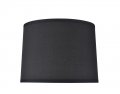 Aspen Creative 31066a Transitional Hardback Drum Cylinder Shape Spider Construction Lamp Shade In Black 14 Wide 13 X 10 
