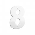 Montague Metal Products Hhn-10-w-8 10 Aluminum Outdoor Plaque Medium White House Numbers 