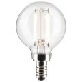 Satco S21201 3w G16 5 Led Filament Lamp Clear Candelabra Base 4000k Cool White 200 Lumens 120v 25w Incandescent Equivalent Wet