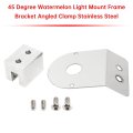 45 Degree Universal Watermelon Light Mount Frame Bracket Angled Clamp Stainless Steel For Cars Trucks Rvs Custom Vehicle