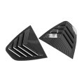Rear Window Louver Coverpair Of Sturdy Abs Side Shutter Trim For Giulia 2016-2024 Carbon Fiber Look