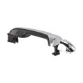 Toyota Tacoma 2016-2023 Exterior Door Handle Passenger Side Front Plastic Primed Black With Chrome Trim Excluded Keyhole And 