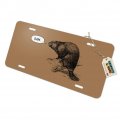 Graphics More Beaver Vintage Dam Damn Novelty Metal Vanity Tag License Plate