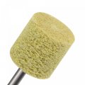 Uxcell 10 Pcs Nylon Fiber Mounted Point Grinding Head 2000 Grits 14mm Dia Cylindrical Polishing Wheels For Finish Polish