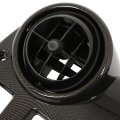 Kuafu Center Dash Console Cover Bezel Compatible With 2005-2007 Hummer H2 Abs Plastic Carbon Fiber Printing