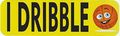 10in X 3in I Dribble Basketball Bumper Magnet Magnetic Magnets Car By Stickertalk 