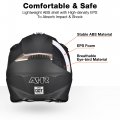 Ahr Offroad Full Face Motorcycle Helmet Motocross Dirt Atv Dot Matte Black L