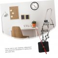 Toddmomy 2 Sets Movement Mettalica Cd Metal Wall Clock Battery Wallclock Short Shaft Hands Kit Works Replacement Mechanism Diy