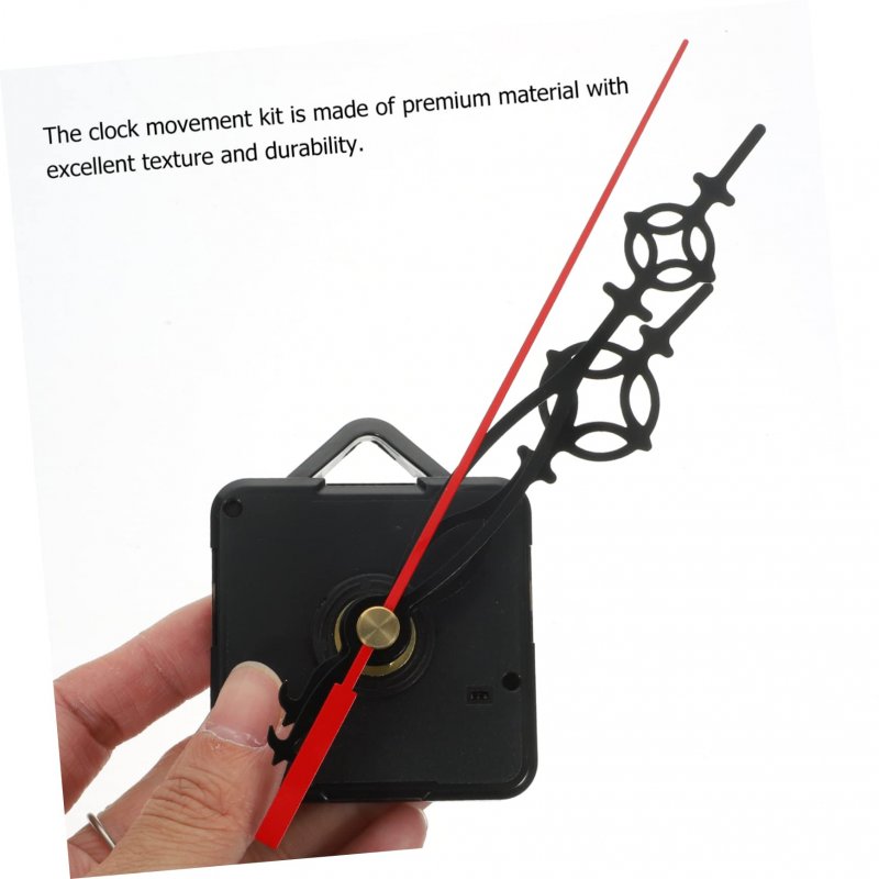 Toddmomy 2 Sets Movement Mettalica Cd Metal Wall Clock Battery Wallclock Short Shaft Hands Kit Works Replacement Mechanism Diy
