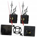 Toddmomy 2 Sets Movement Mettalica Cd Metal Wall Clock Battery Wallclock Short Shaft Hands Kit Works Replacement Mechanism Diy