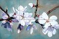 Ceramic Tile Mural Backsplash Floral Art Almond Blossoms 1 By Donna Wayman Kitchen Bathroom Shower 18 X 12 6 Tiles 