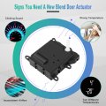 Aintier Air Door Actuator Hvac Blend Control Fits Ford Explorer 1995-2003 Ford Sport Trac 2001-05 For Ranger 95-11 Lincoln For