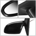 Auto Dynasty Ma1320160 Oe Style Powered Turn Signal Driver Left Side View Door Mirror Compatible With Mazda 3 10-13