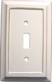 Amertac 4040tdw 1 Toggle Savannah Wood Wallplate Distressed White 